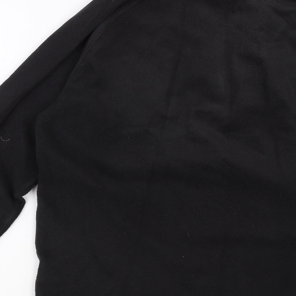 Mountain Warehouse Mens Black  Fleece Pullover Jumper Size S