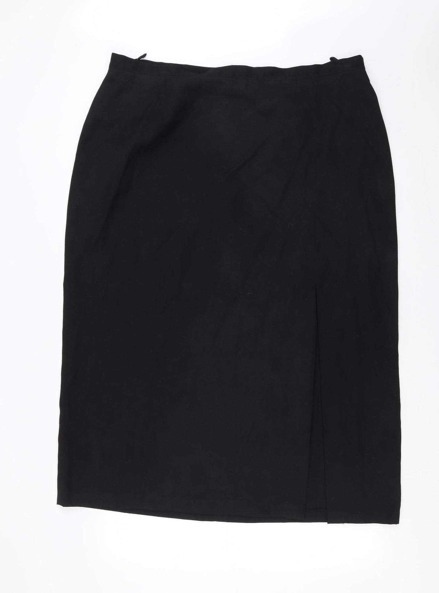 Fashion extra Womens Black   Straight & Pencil Set Size 24  - Split in front
