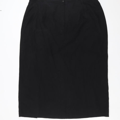 Fashion extra Womens Black   Straight & Pencil Set Size 24  - Split in front