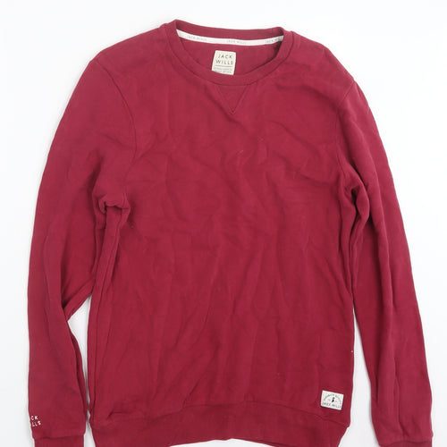 Jack Wills Mens Red   Pullover Jumper Size S