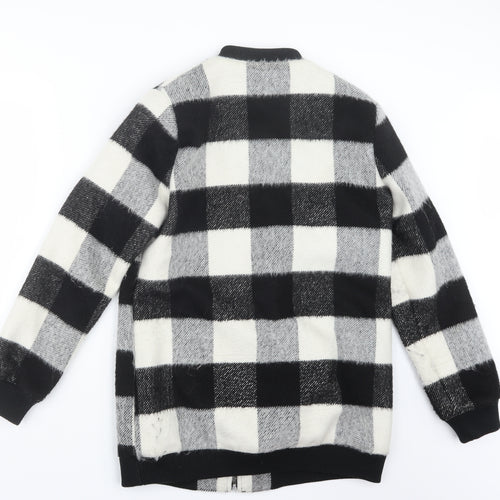F&F Womens Black Check  Jacket  Size 10