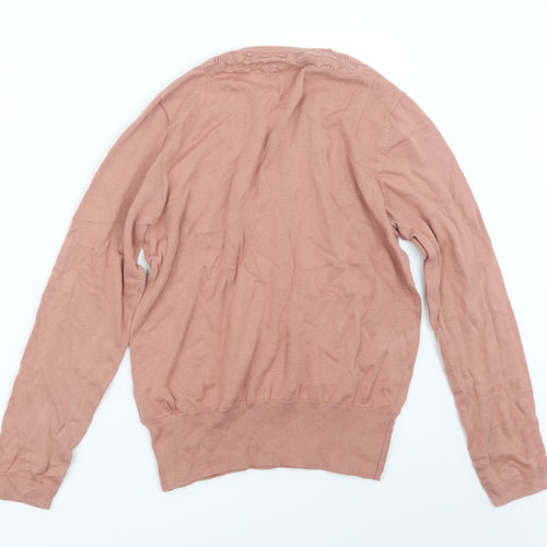 COSTWOLD COLLECTIONS Womens Pink  Knit Pullover Jumper Size M
