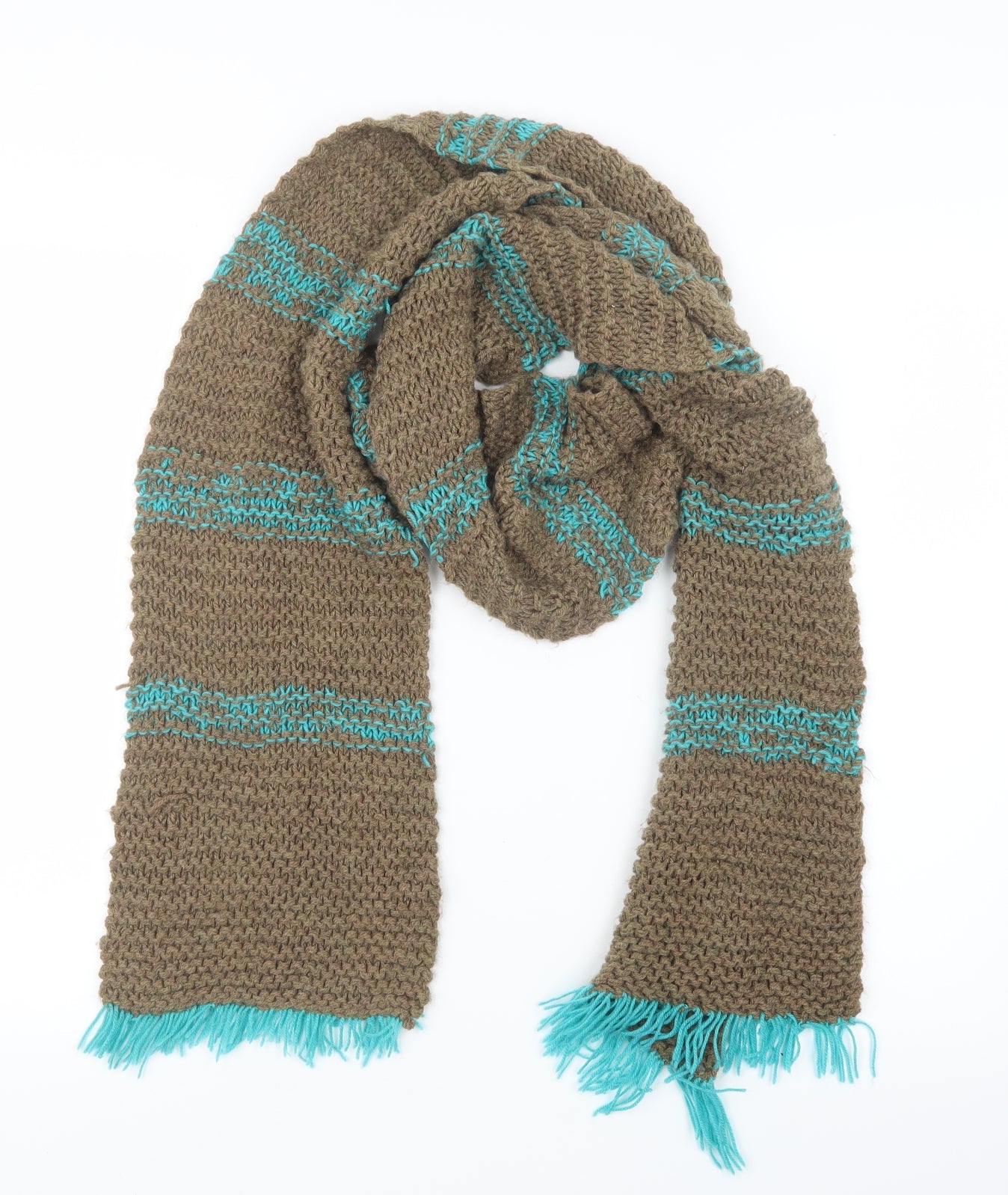 Preworn Womens Brown  Knit  Scarf
