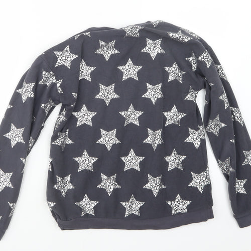 George Girls Grey Geometric  Top Pyjama Top Size 13-14 Years  - Stars