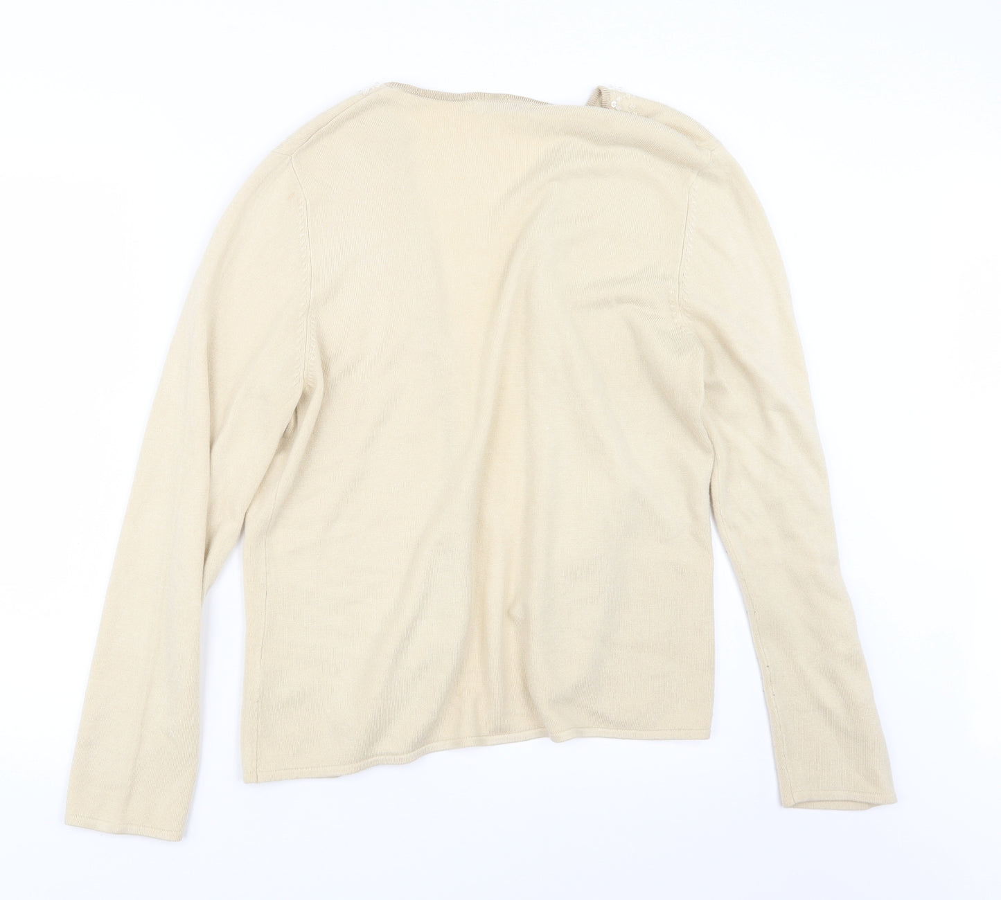 George Womens Beige  Knit Cardigan Jumper Size 20