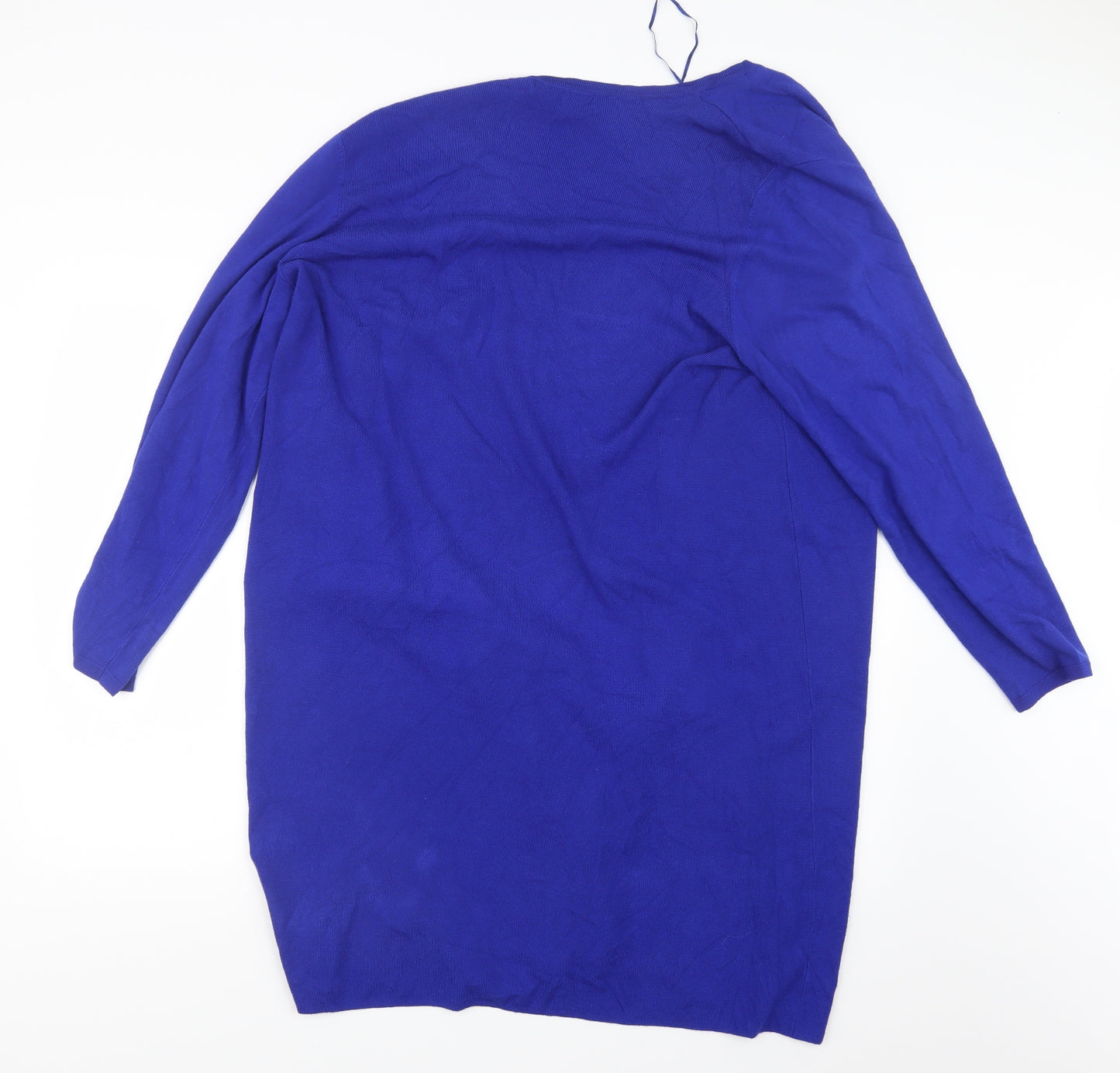 Marks and Spencer Womens Blue  Knit Cardigan Jumper Size 24