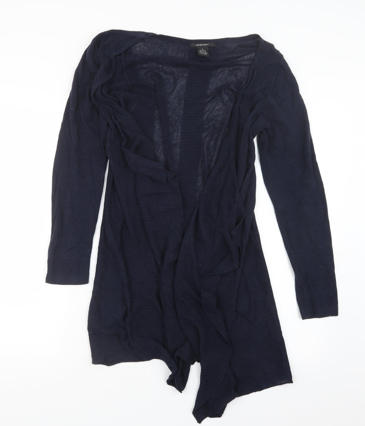 89th & Madison Womens Blue  Knit Cardigan Jumper Size S