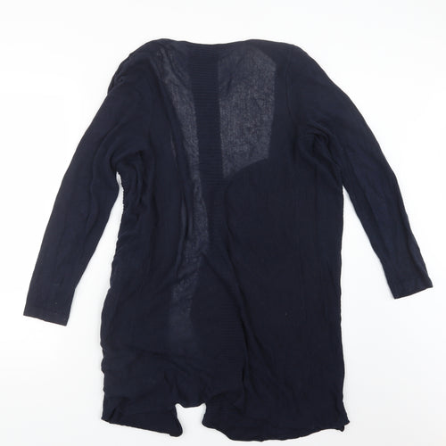 89th & Madison Womens Blue  Knit Cardigan Jumper Size S