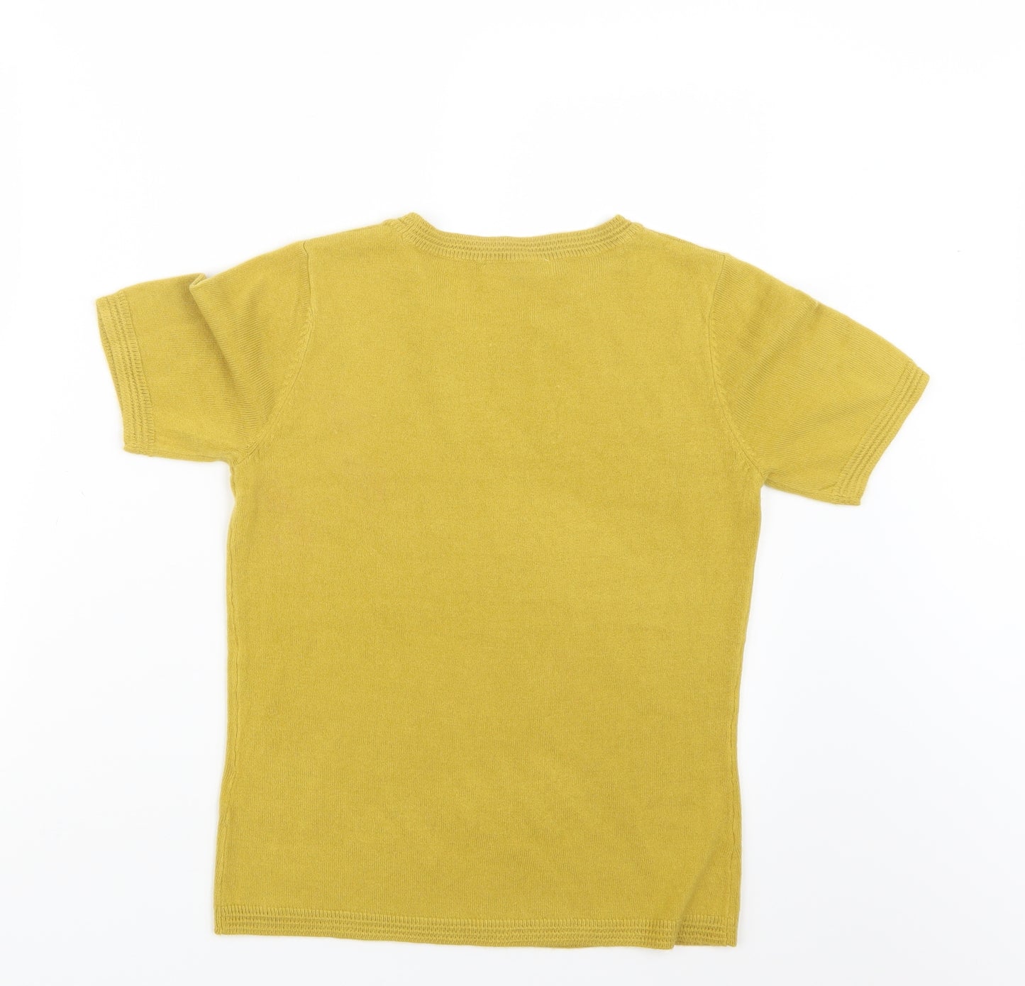 Marks and Spencer Womens Yellow  Knit Pullover Jumper Size 6