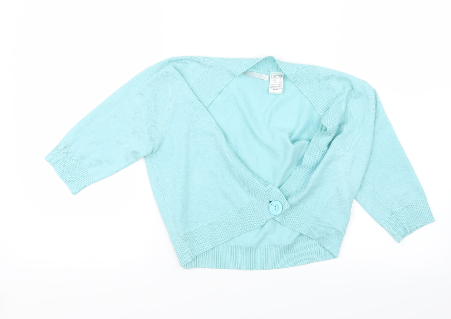 R Womens Green  Knit Cardigan Jumper Size 14