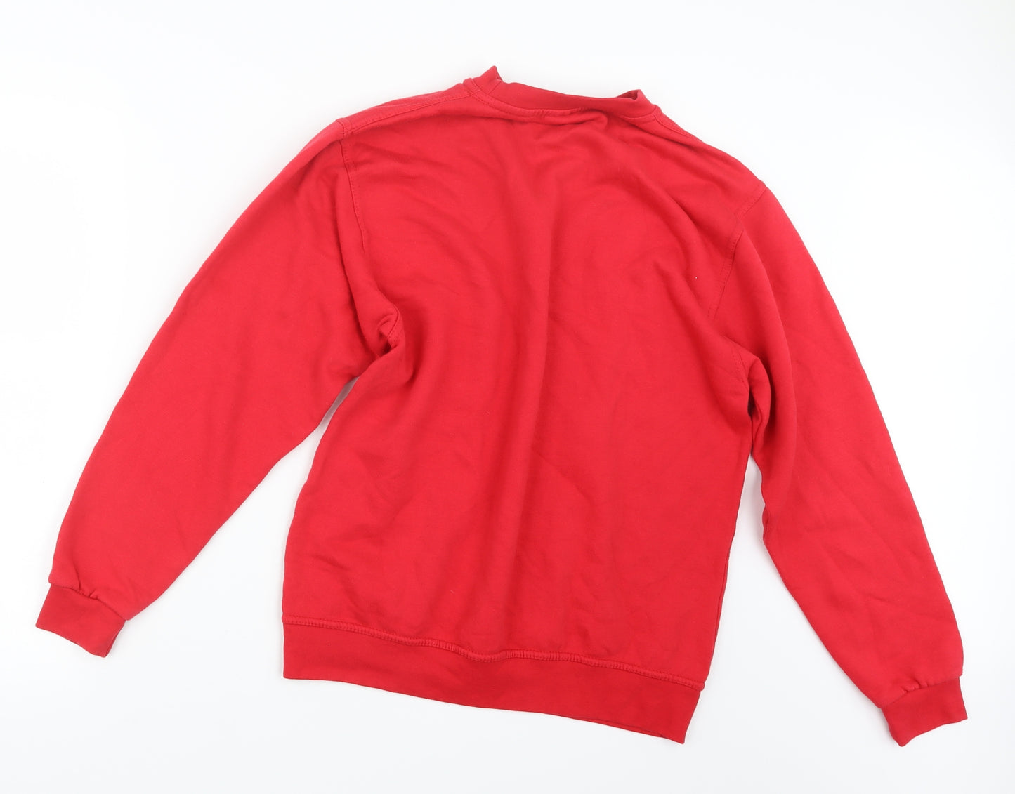 Uneek Mens Red   Pullover Jumper Size M