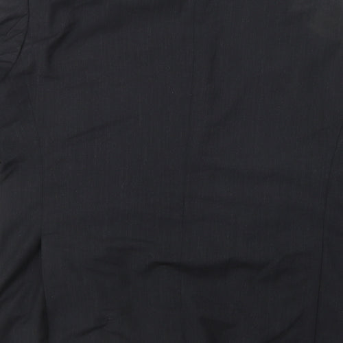 Tessuto Mens Black   Jacket Suit Jacket Size 40