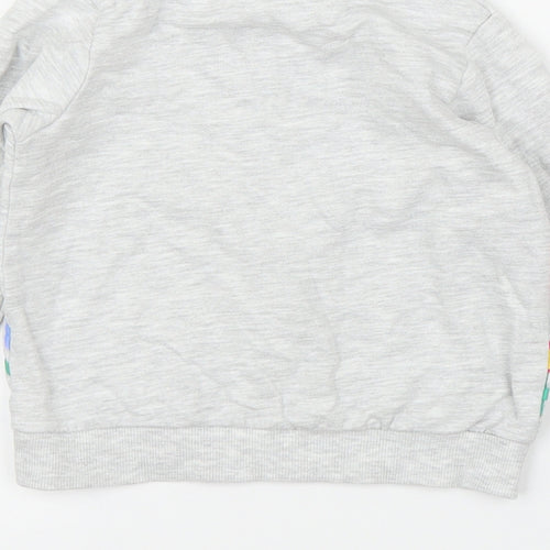 George Girls Grey   Pullover Jumper Size 12-18 Months  - Peppa Pig