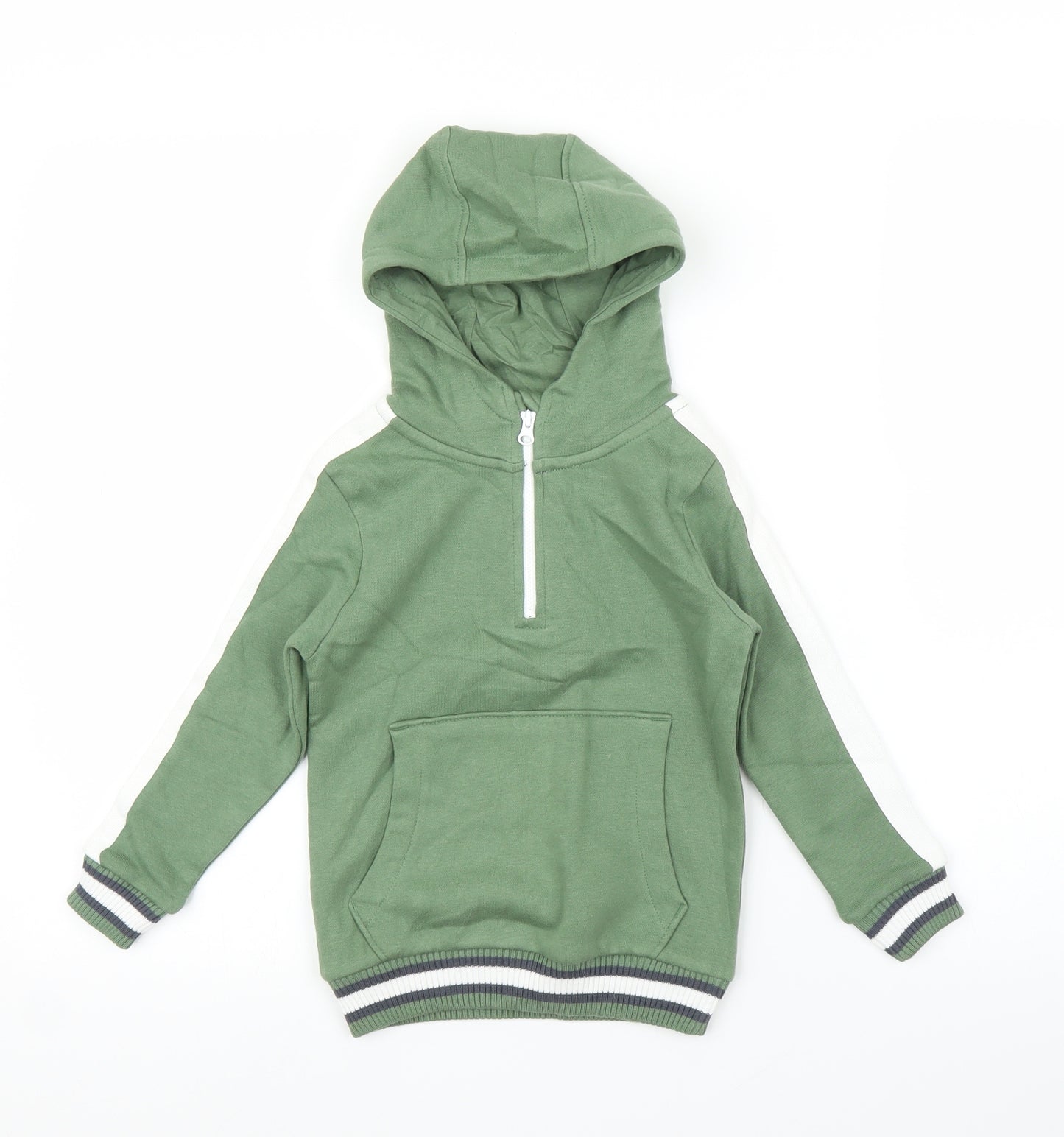 George Boys Green   Full Zip Hoodie Size 3-4 Years