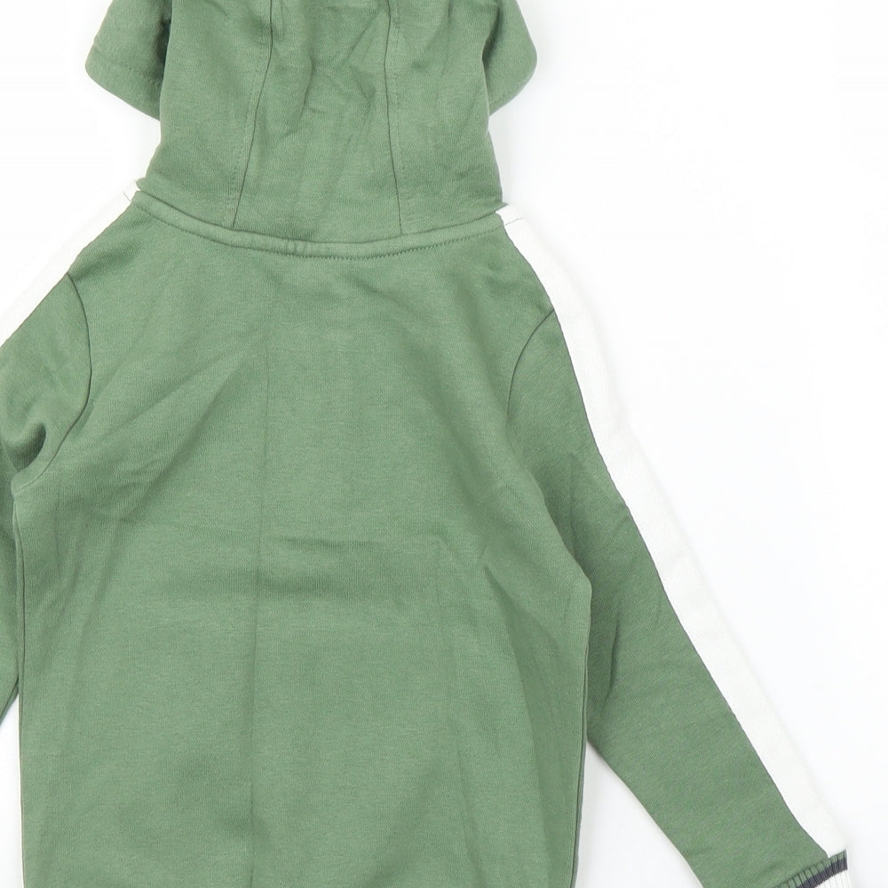 George Boys Green   Full Zip Hoodie Size 3-4 Years