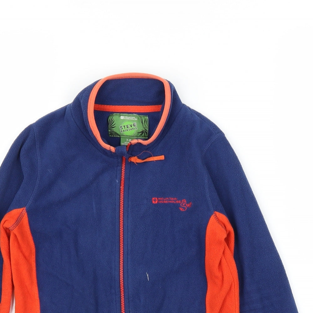 Mountain Warehouse Boys Blue  Fleece Full Zip Jumper Size 7-8 Years