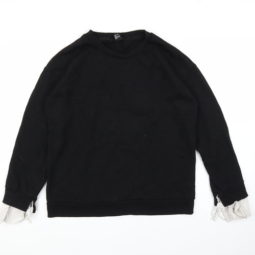 FOREVER 21 Womens Black   Pullover Jumper Size S