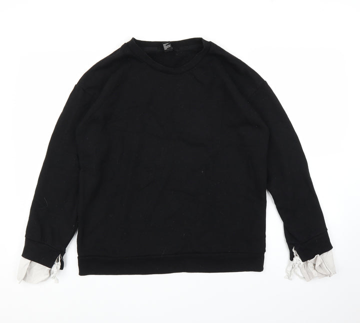 FOREVER 21 Womens Black   Pullover Jumper Size S