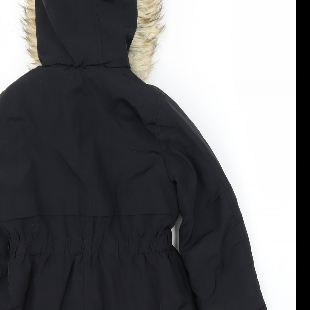 Nutmeg Girls Blue   Parka Coat Size 4-5 Years