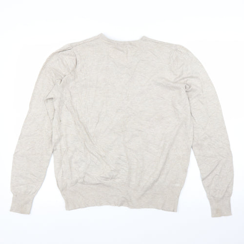 M&S Womens Beige   Cardigan Jumper Size 18