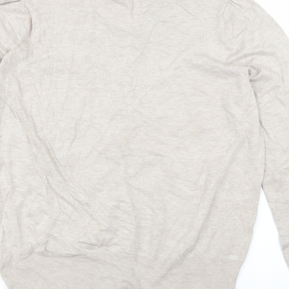 M&S Womens Beige   Cardigan Jumper Size 18