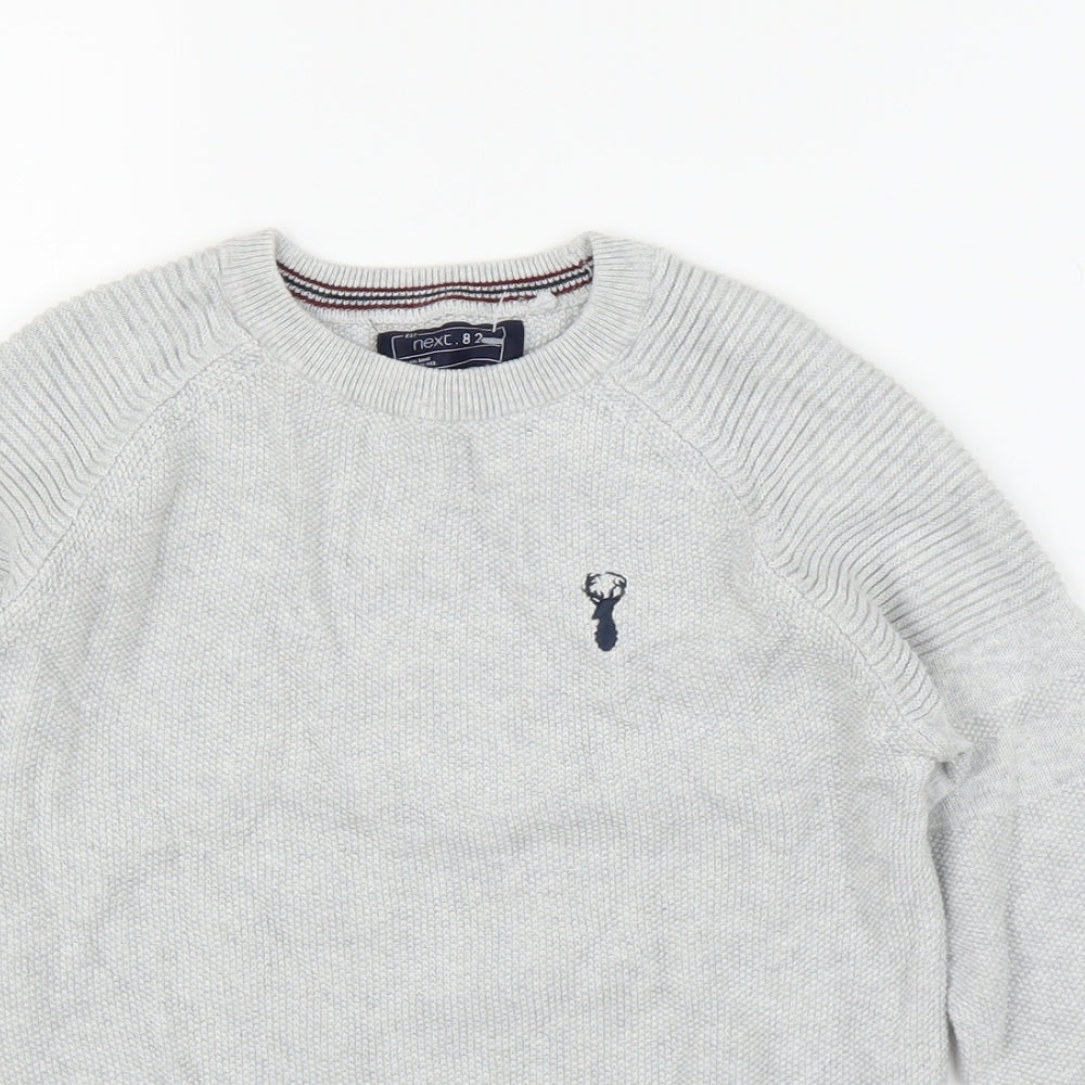 NEXT Boys Grey   Pullover Jumper Size 6 Years