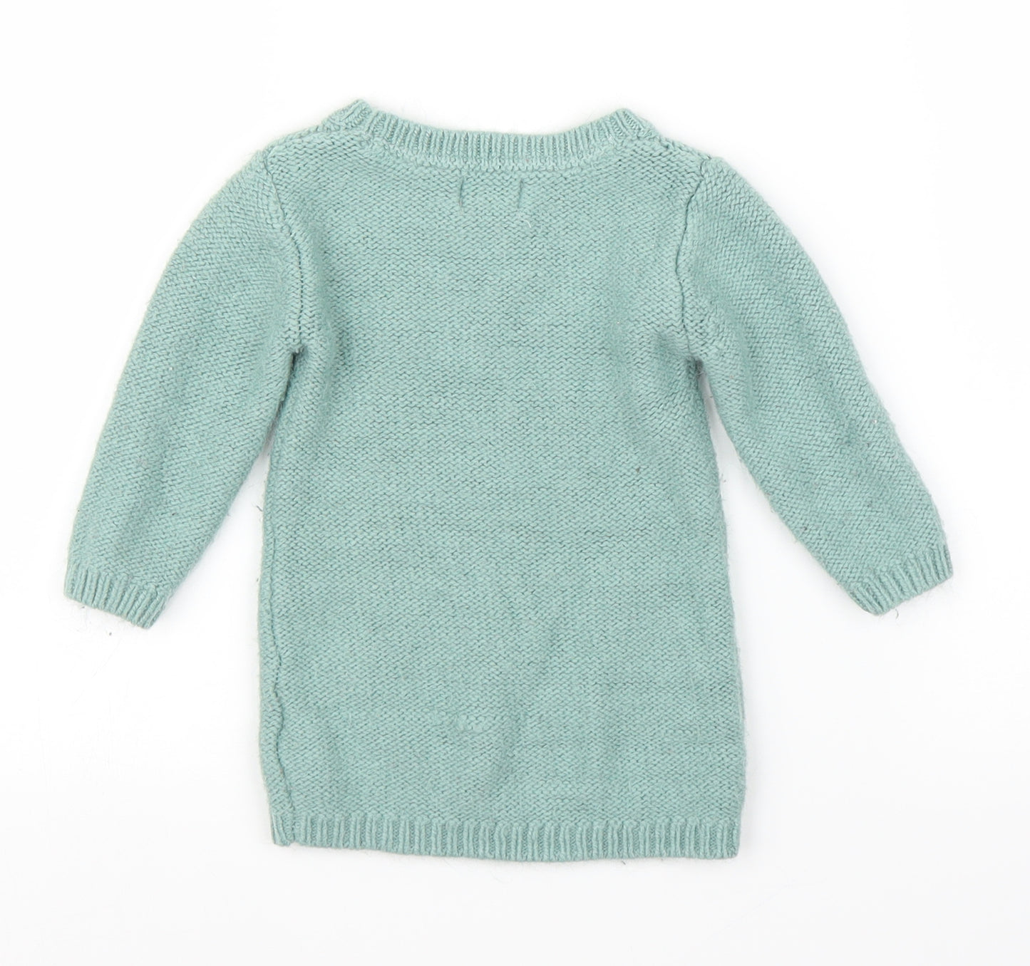 Primark Girls Green   Tunic Jumper Size 12-18 Months