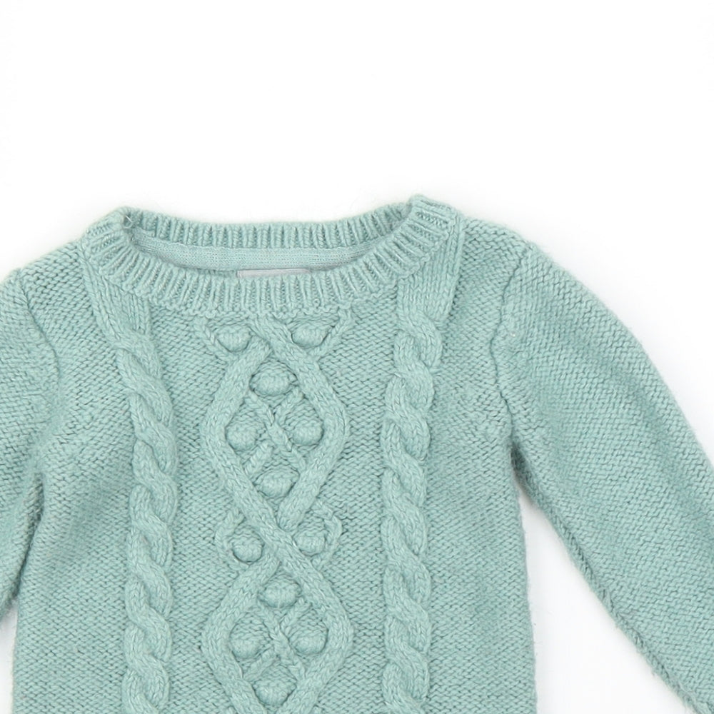 Primark Girls Green   Tunic Jumper Size 12-18 Months