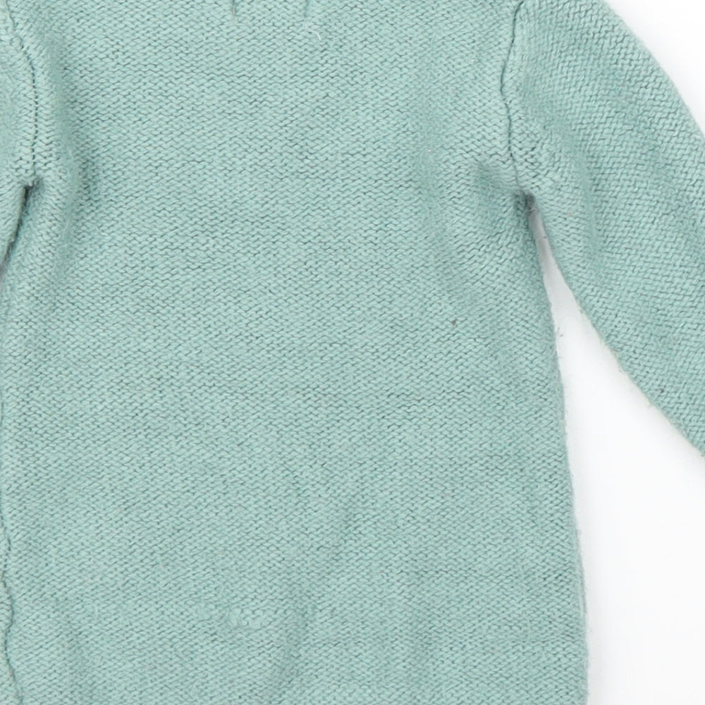 Primark Girls Green   Tunic Jumper Size 12-18 Months