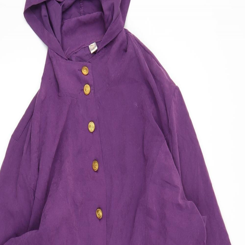 Chaigyu Womens Purple   Cardigan Jumper Size 4XL