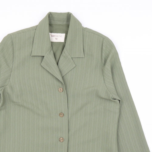 Bonmarché Womens Green   Basic Blouse Size 14
