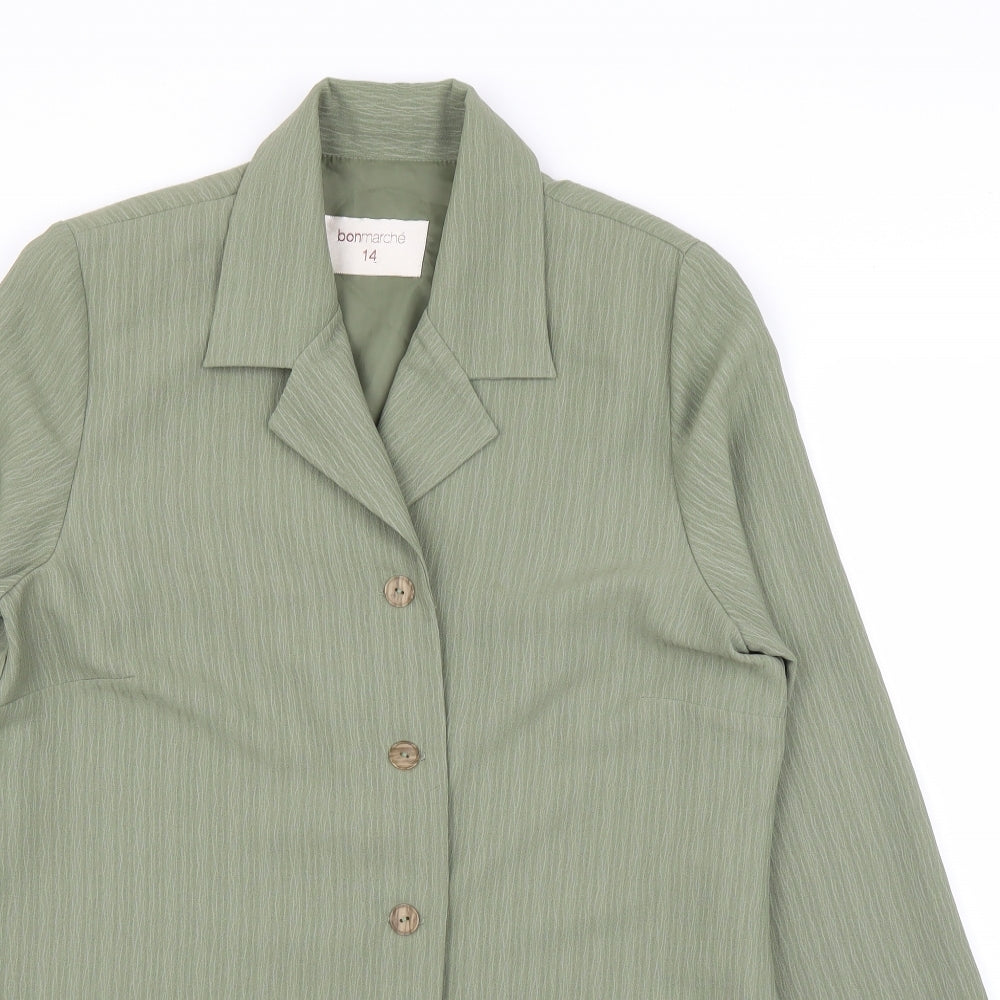 Bonmarché Womens Green   Basic Blouse Size 14
