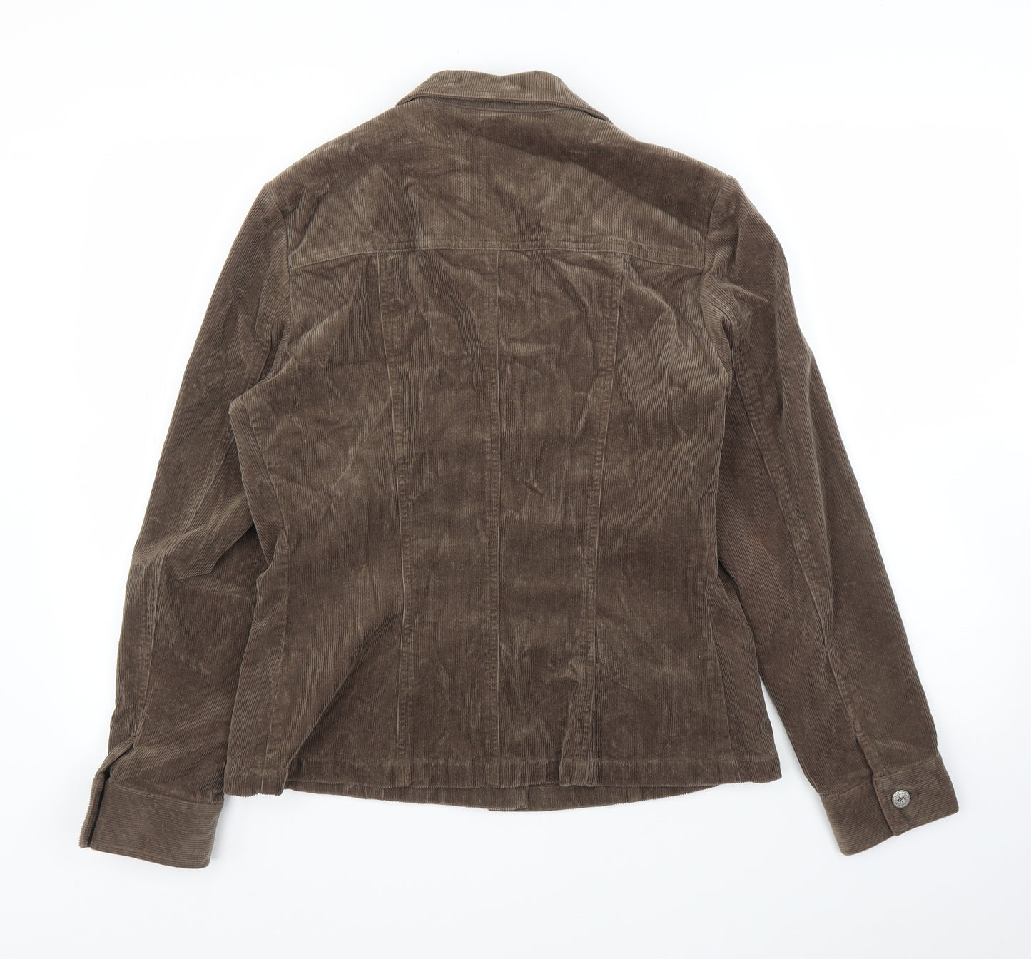 Paul Costelloe Womens Brown  Corduroy Jacket  Size 12