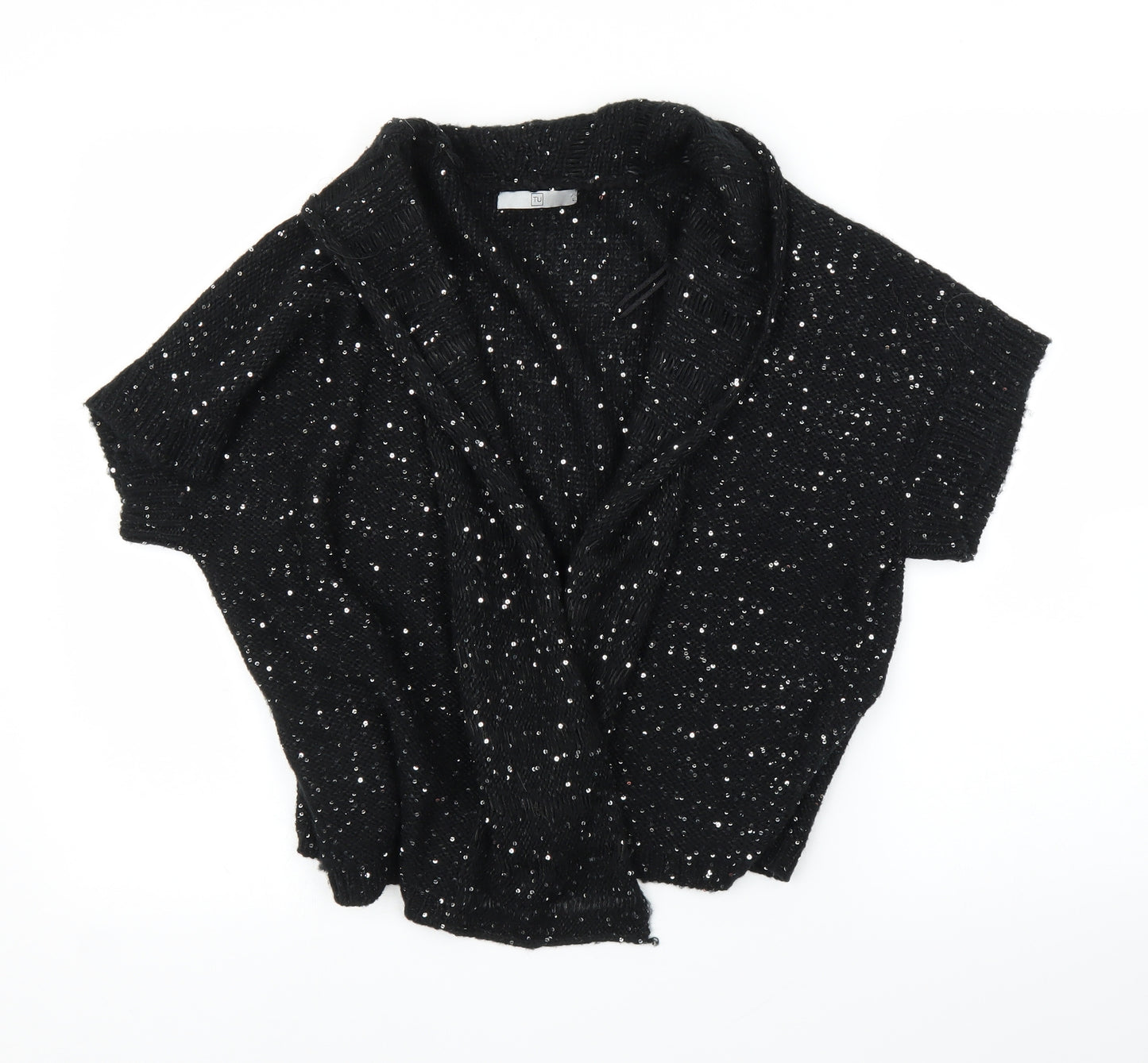 TU Womens Black   Cardigan Jumper Size L