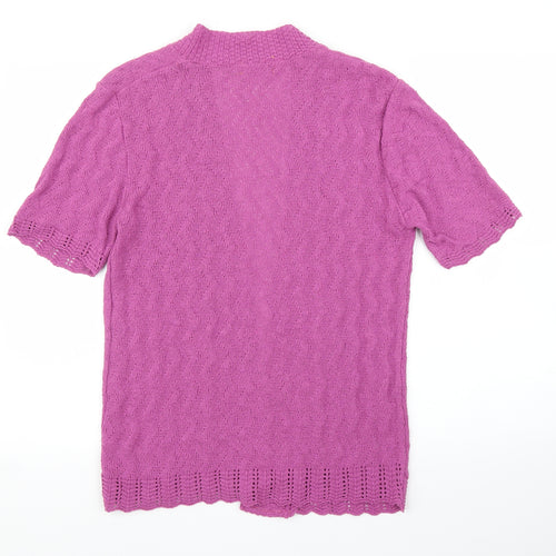 ME Womens Purple   Cardigan Jumper Size M