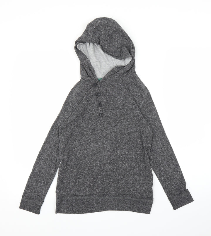 M&S Girls Grey   Pullover Hoodie Size 9-10 Years
