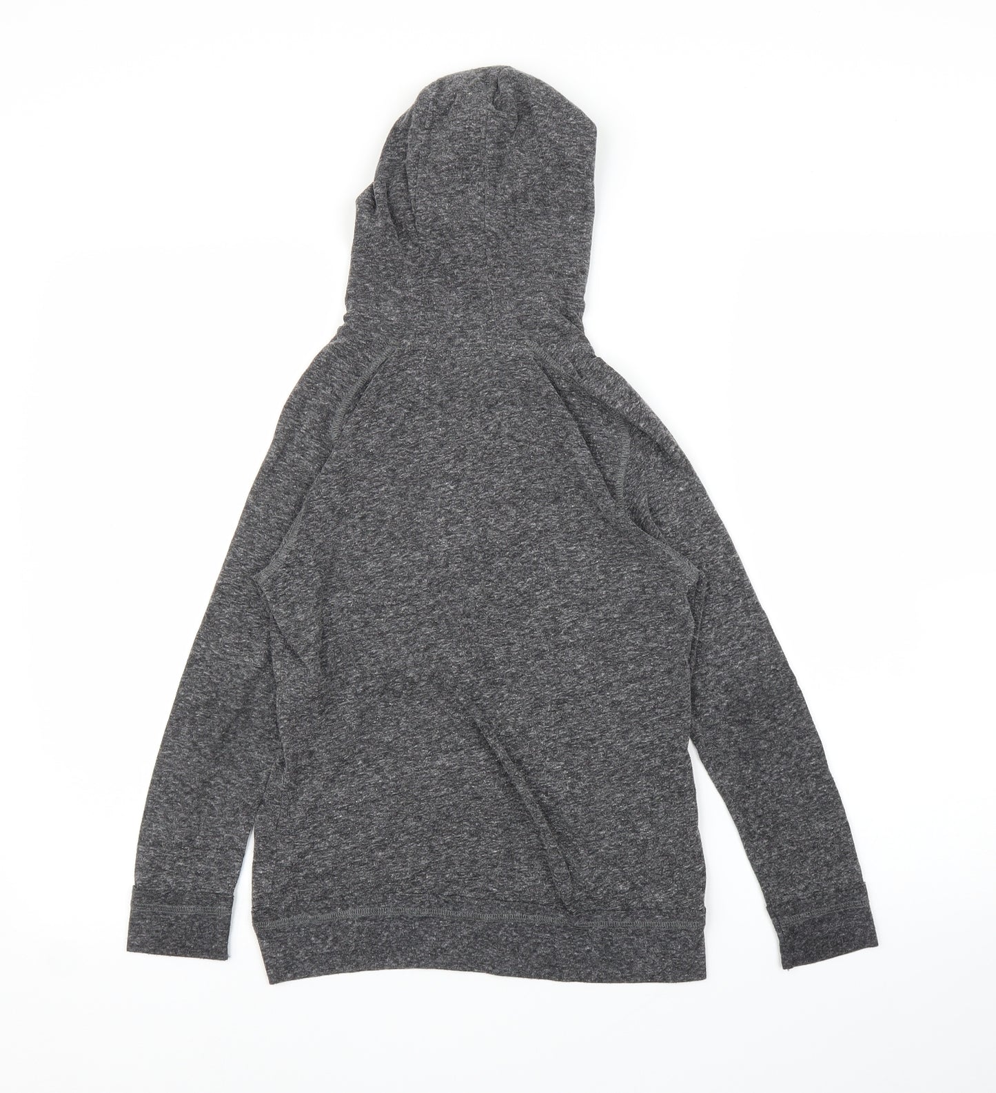 M&S Girls Grey   Pullover Hoodie Size 9-10 Years