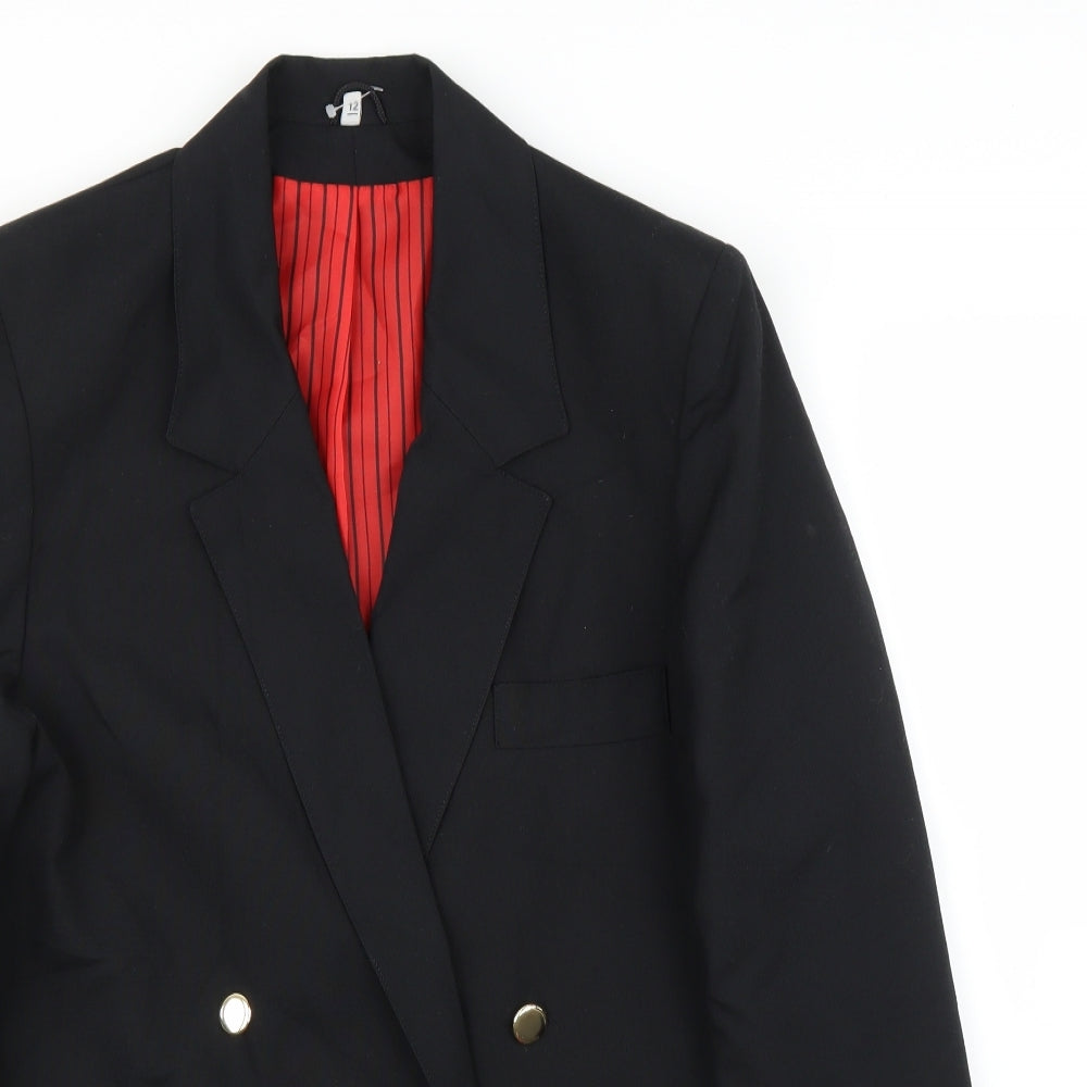 House of Fraser Womens Black   Jacket Blazer Size 12