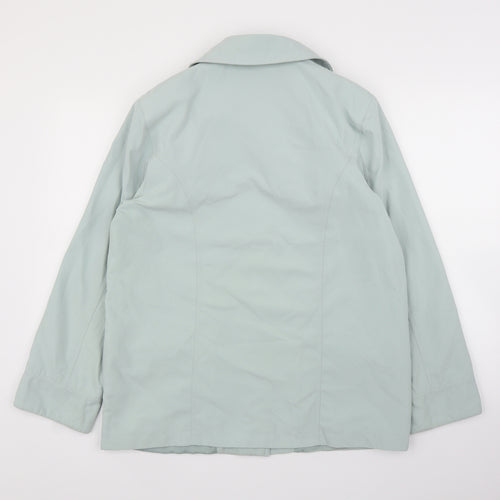 Klassik Womens Green   Overcoat Jacket Size L