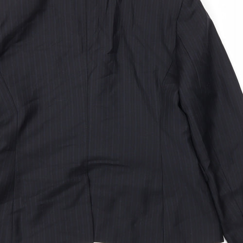 BESSINI Womens Black   Jacket Blazer Size 10