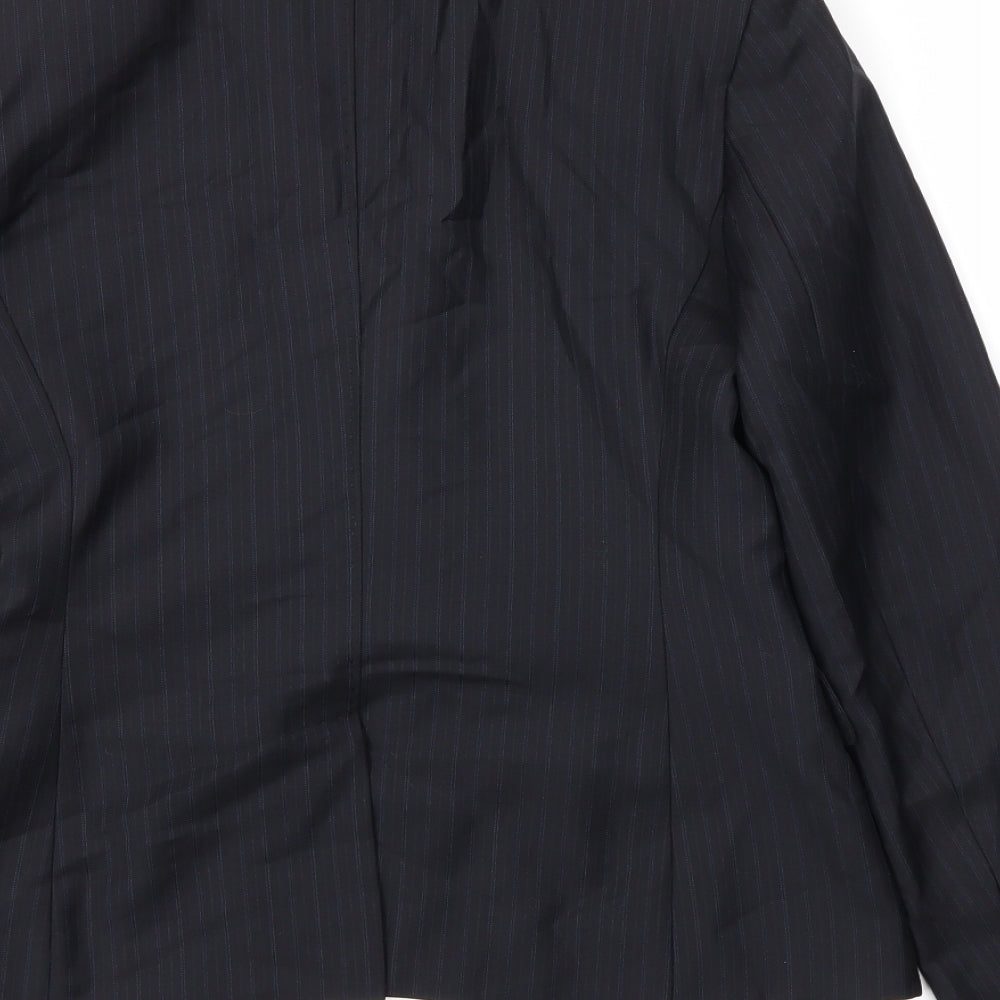 BESSINI Womens Black   Jacket Blazer Size 10