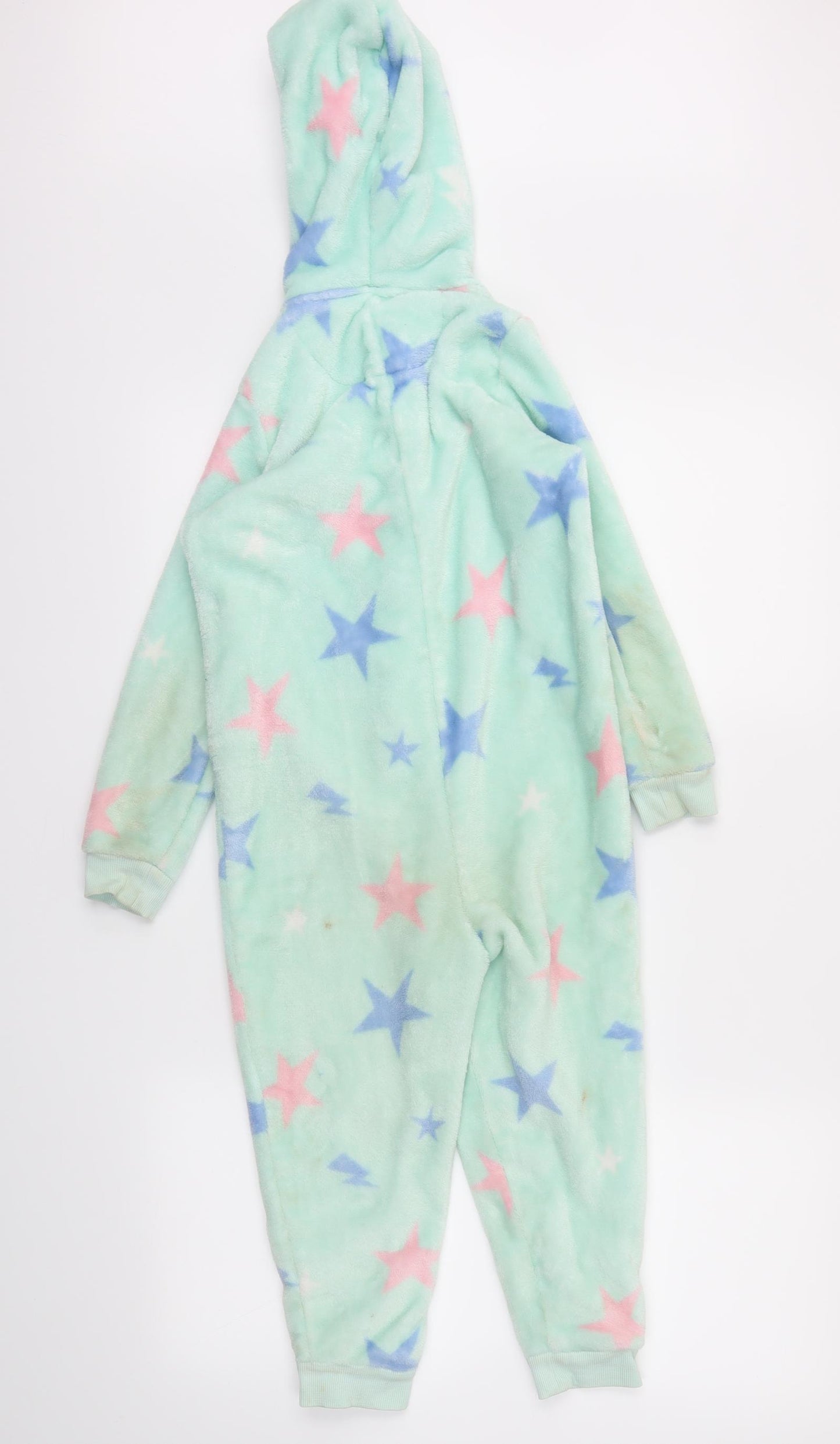 M&S Girls Green Argyle/Diamond  Top Gown Size 5-6 Years