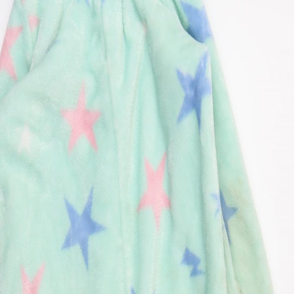 M&S Girls Green Argyle/Diamond  Top Gown Size 5-6 Years