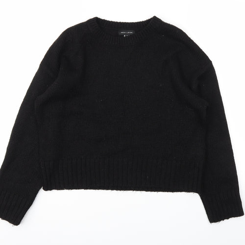 New Look Womens Black   Pullover Jumper Size S