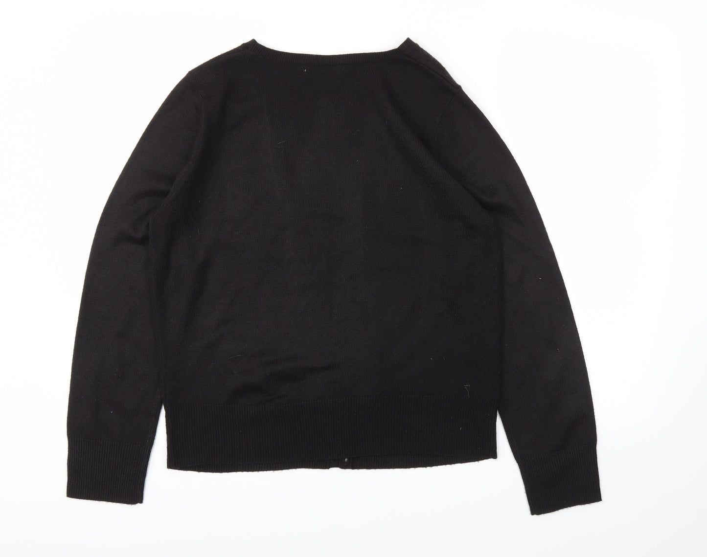 George Womens Black   Cardigan Jumper Size 16