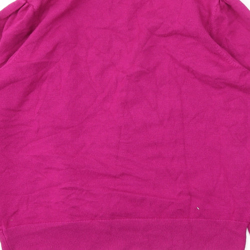 BHS Womens Pink   Cardigan Jumper Size 16