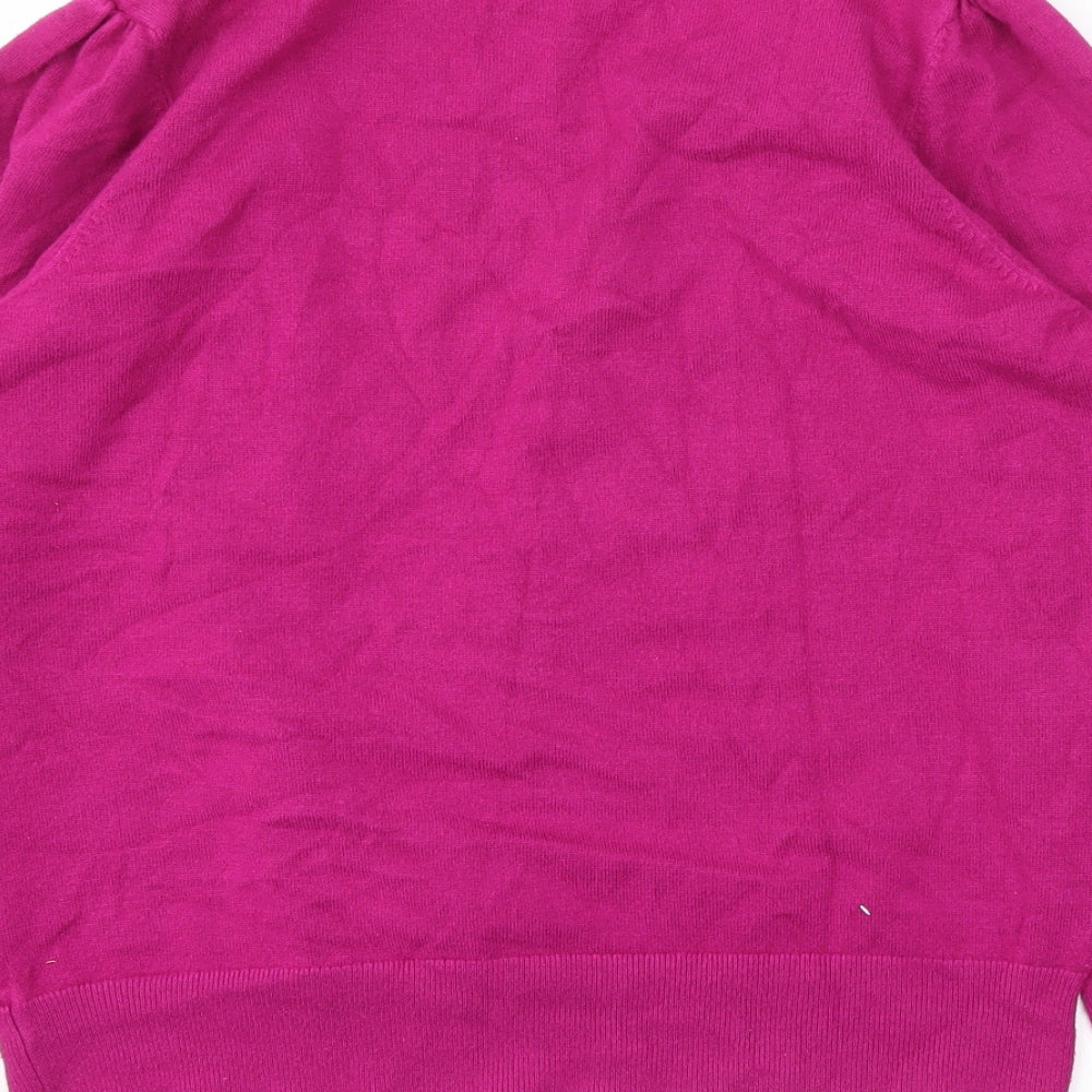 BHS Womens Pink   Cardigan Jumper Size 16
