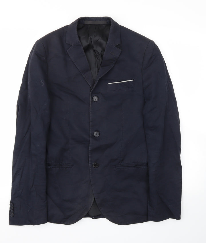 Topman Mens Blue   Jacket Blazer Size 36