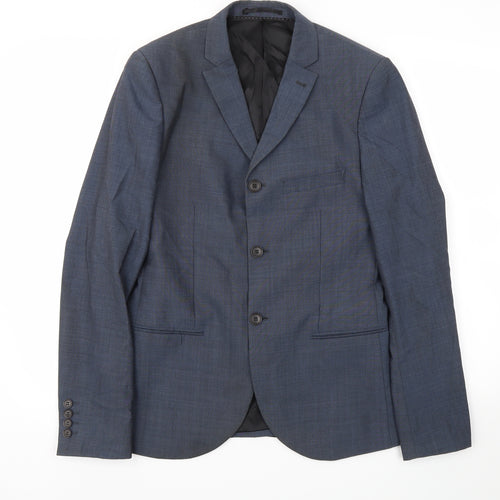 Topman Mens Blue   Jacket Blazer Size 36