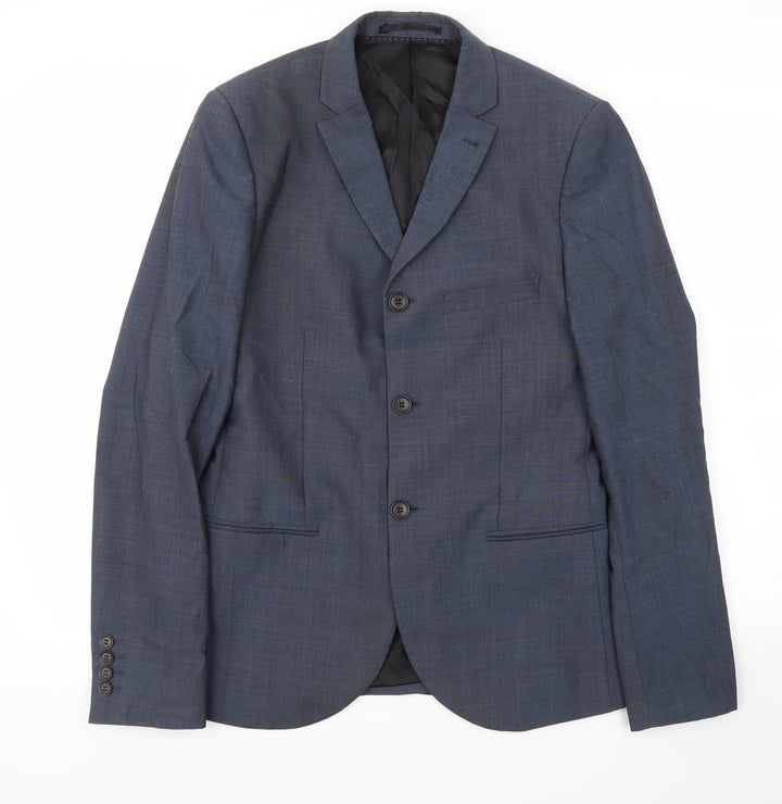 Topman Mens Blue Jacket Blazer Size 36